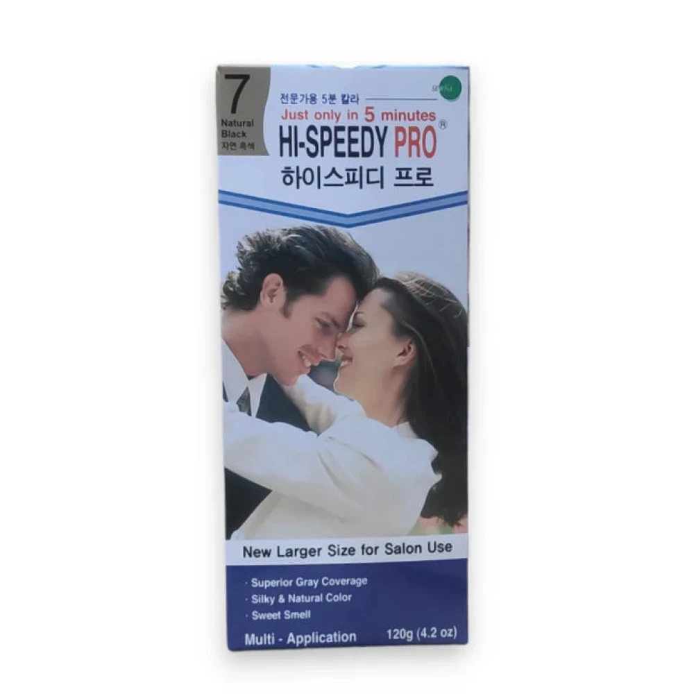 Hi Speedy Pro 7 Natural Black Hair Color 120g