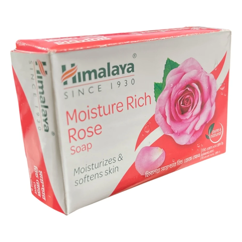 Himalaya Moisture Rich Rose Soap 100g