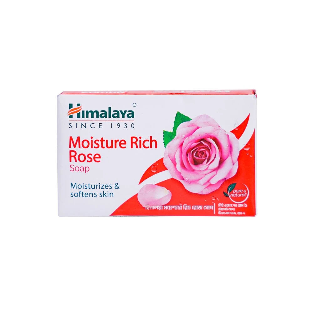 Himalaya Moisture Rich Rose Soap 75gm