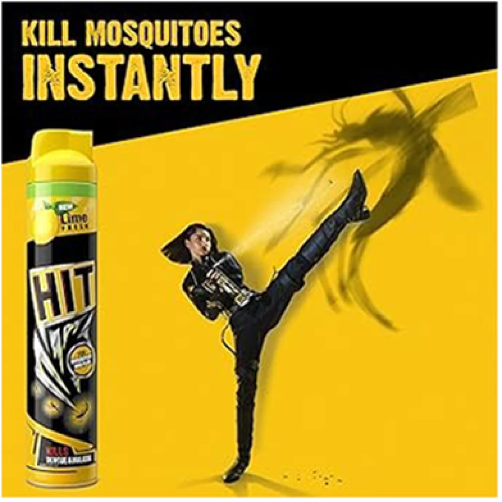 Hit Anti Mosquito Aerosol Spray Lime 800ml