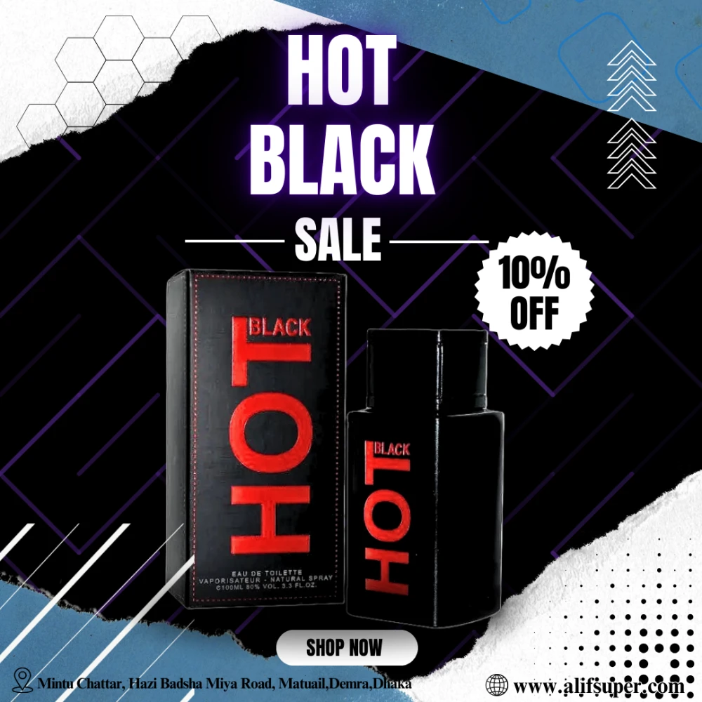 Hot Black Eau De Perfume 100ml