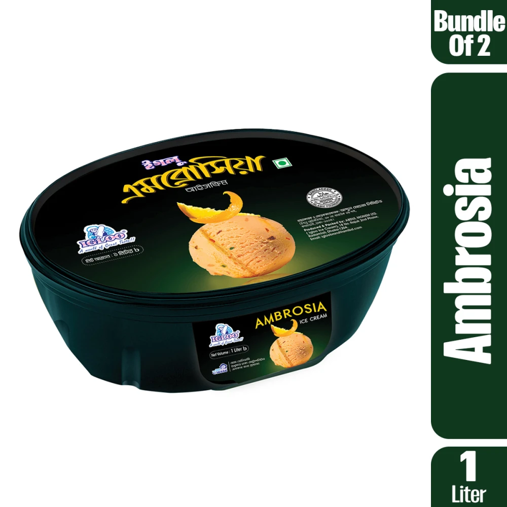 Igloo Ambrosia Ice Cream 1L