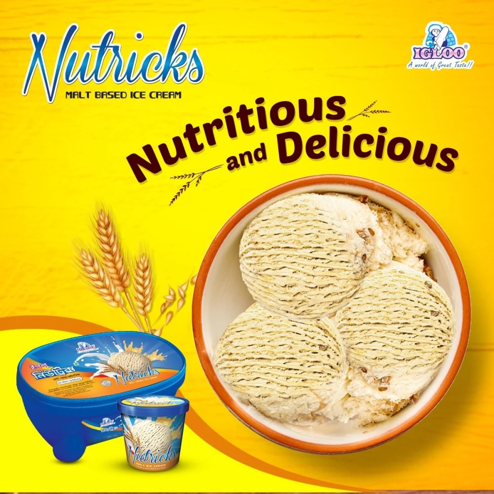 Igloo Nutricks Malt Ice Cream 120ml