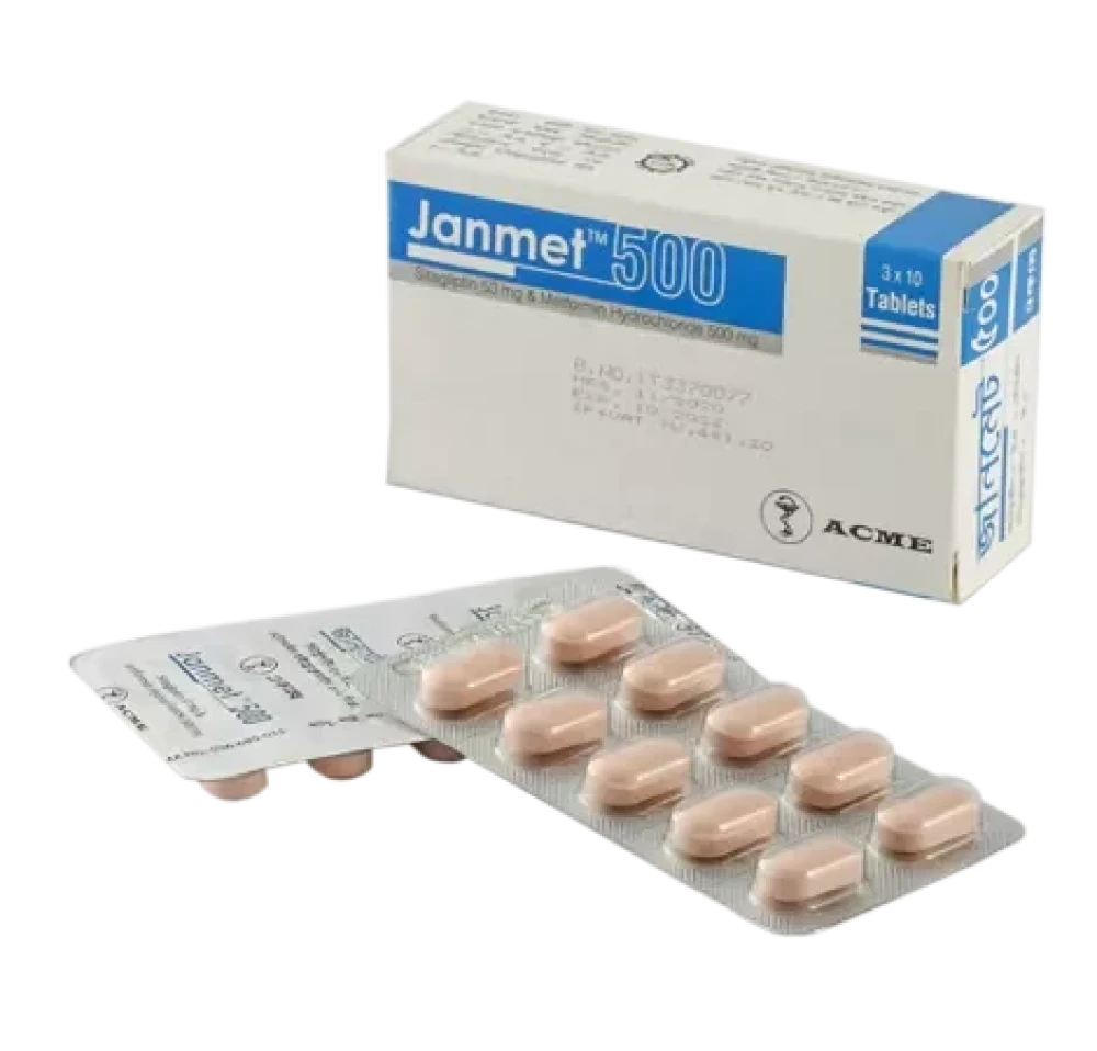 Janmet 500 mg Tablet