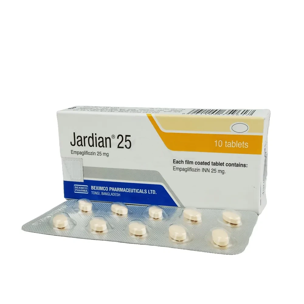 Jardian 25mg Tablets