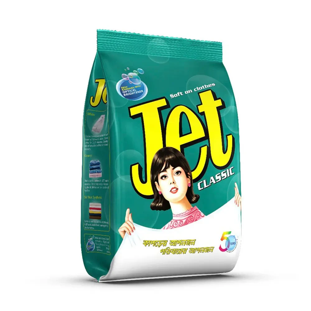 Jet Classic Detergent Powder Poly Pack 500g