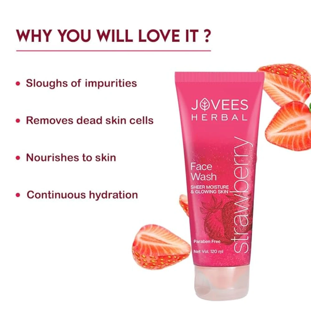 Jovees strawberry face wash 120ml
