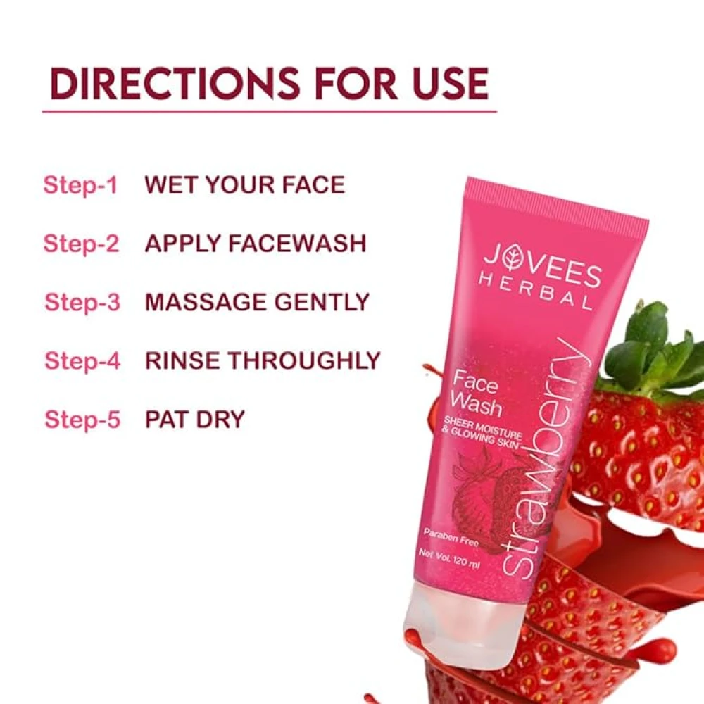 Jovees strawberry face wash 120ml