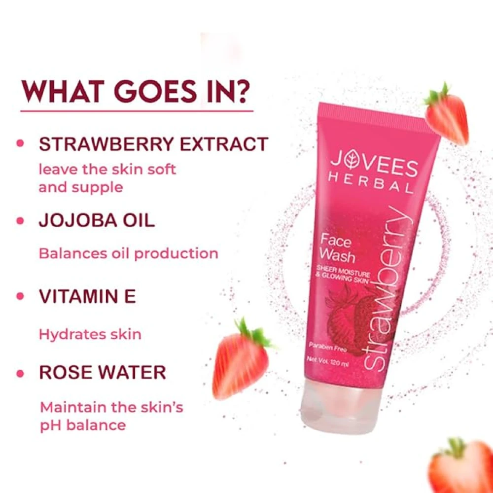 Jovees strawberry face wash 120ml