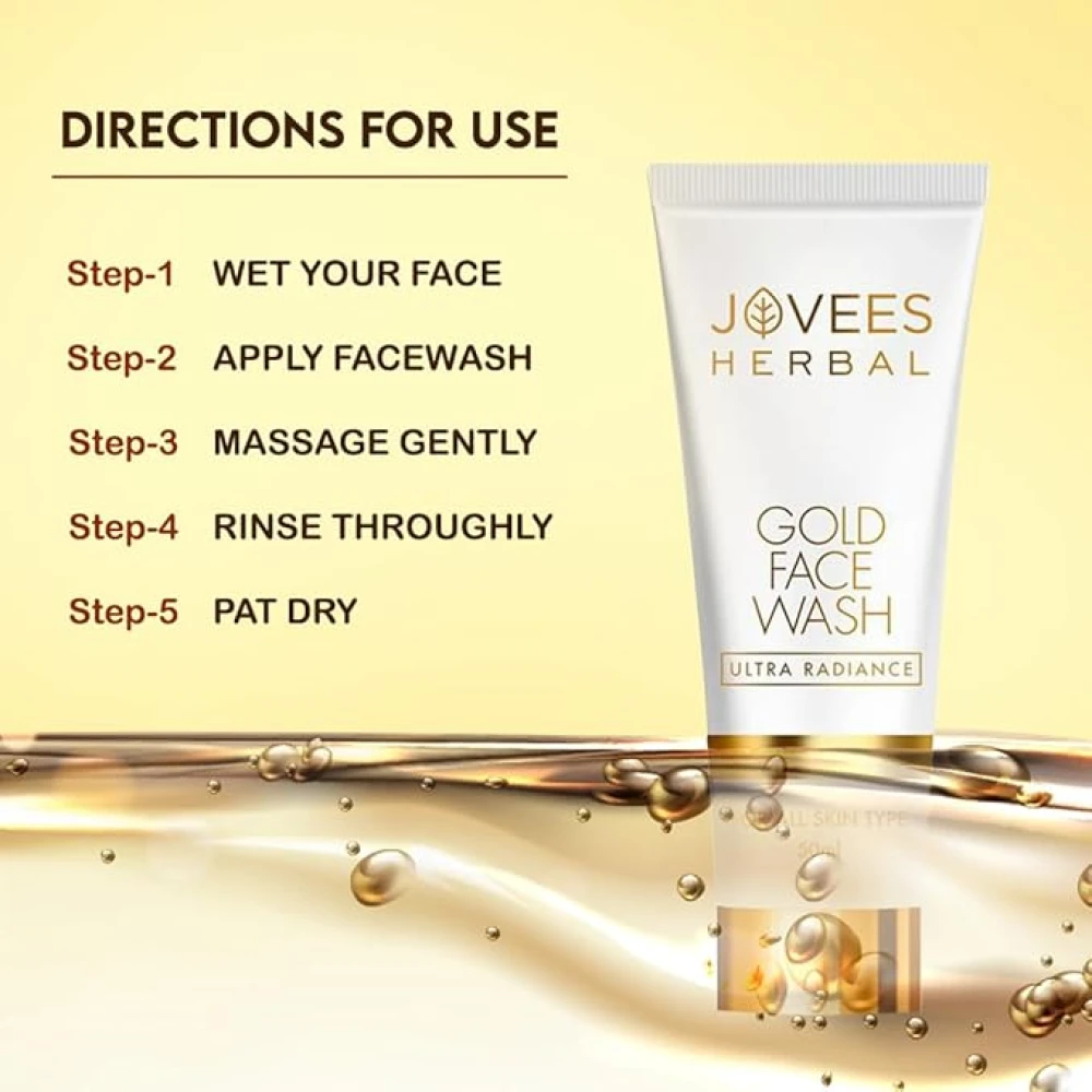 Jovees Ultra Radiance Gold Face Wash 100ml