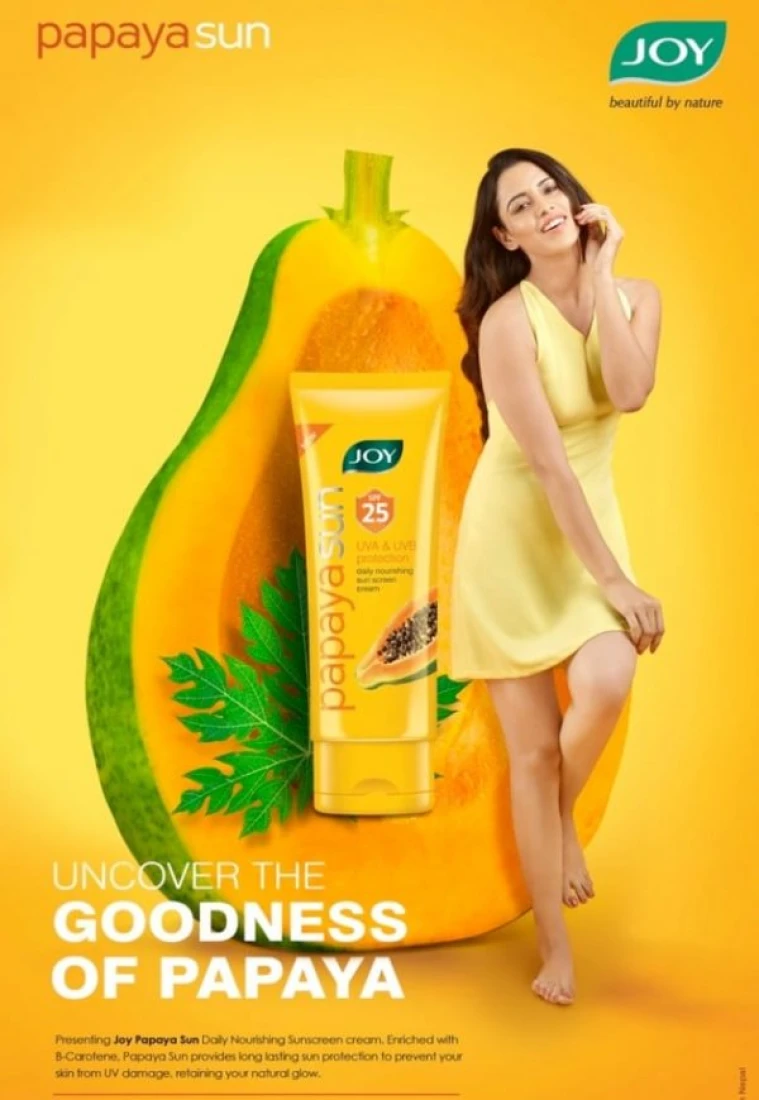 Joy Papaya Sun Daily Nourishing SPF 25 Sun Screen 120ml