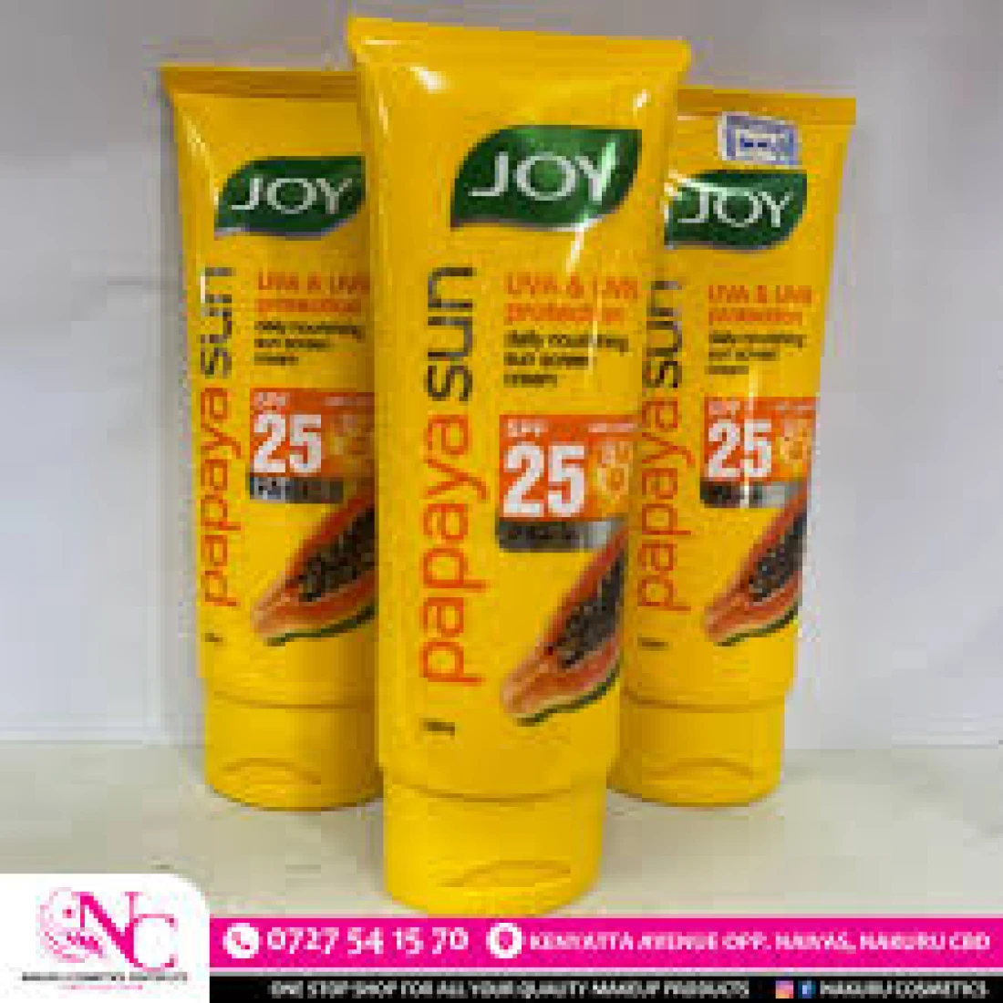 Joy Papaya Sun Daily Nourishing SPF 25 Sun Screen 120ml