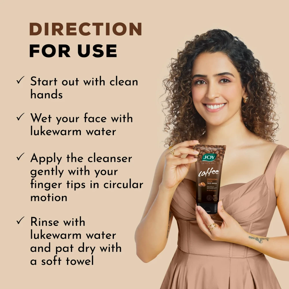 Joy Revivify Coffee Energizing Glow Face Wash 150ml