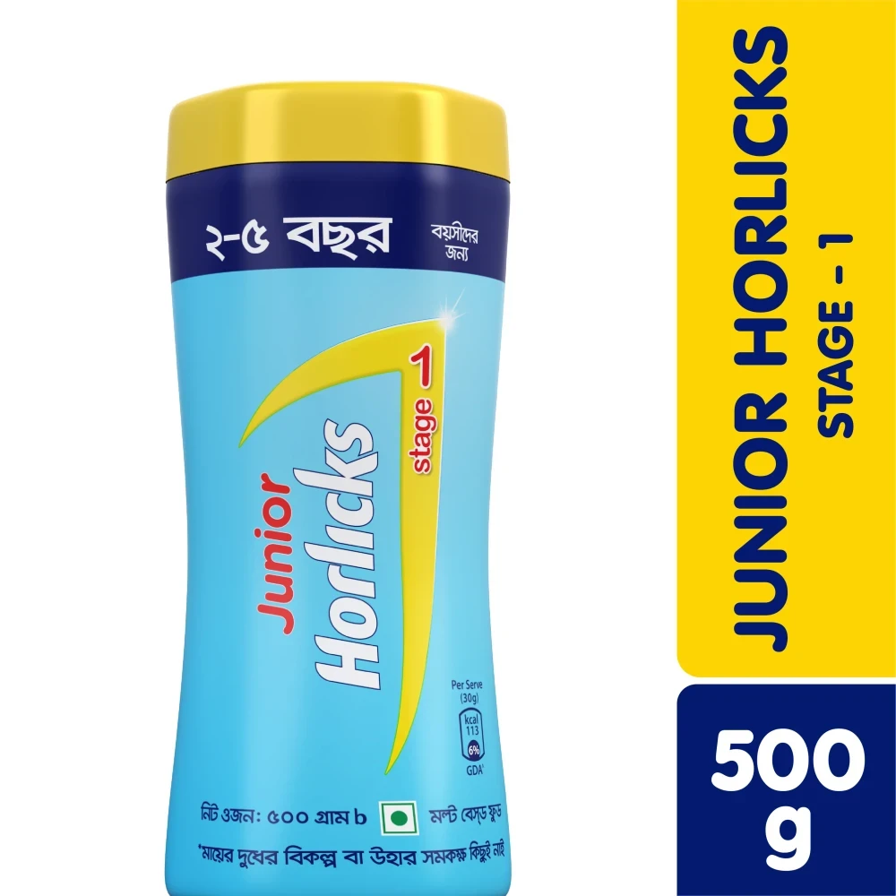 Junior Horlicks Stage-1 Jar 500g