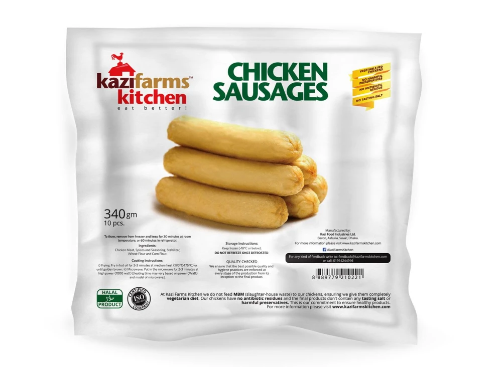 Kazi Farms Chicken Sausages 10pcs