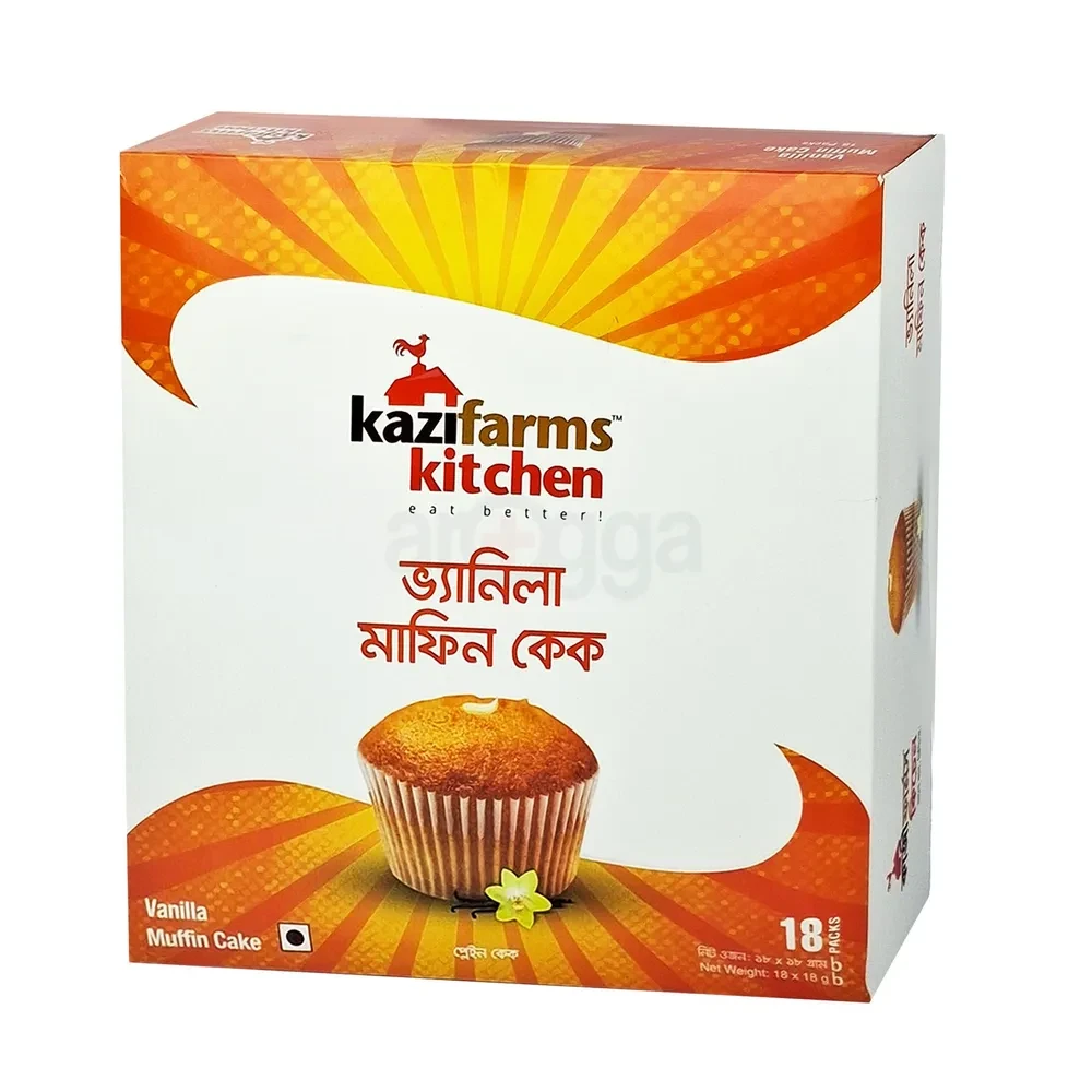 Kazi Farms Vanilla Muffin Cake 18pcs