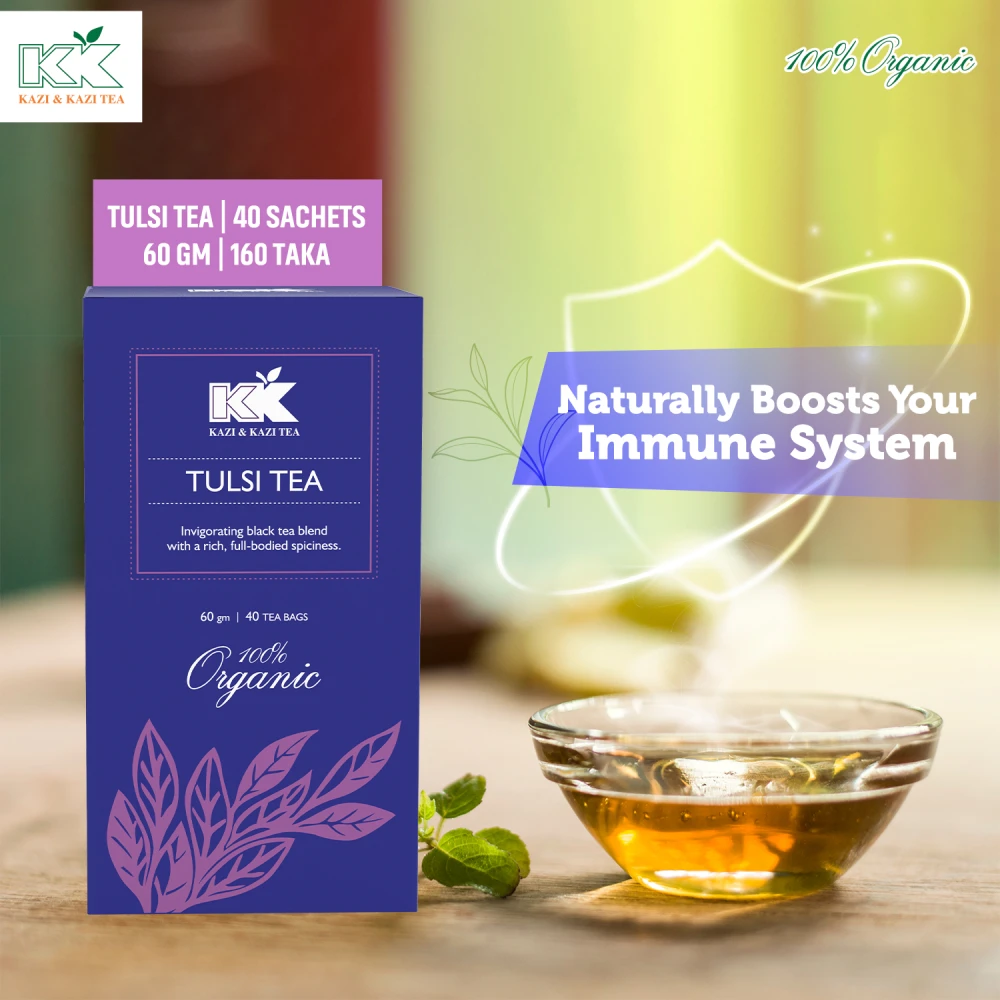 Kazi & Kazi Tulsi Tea 40pcs (60g)