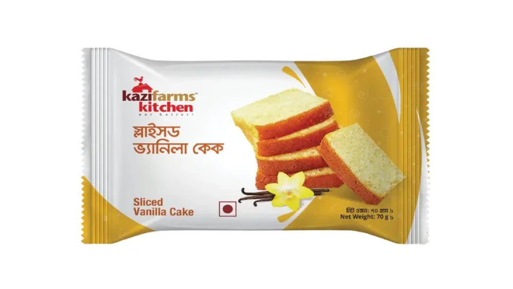 Kazi Farms Sliced Vanilla Cake 70g