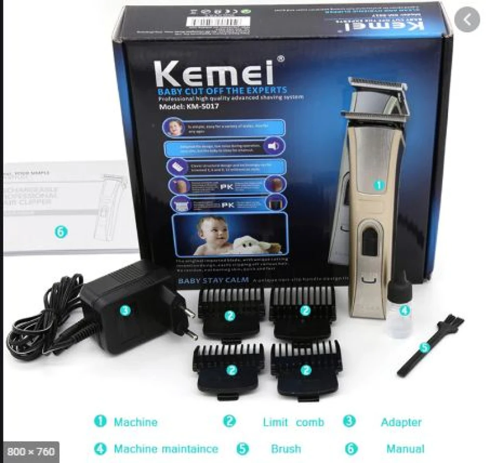 Kemei Baby Cut Off The Experts Trimmer (Model: KM-5017)