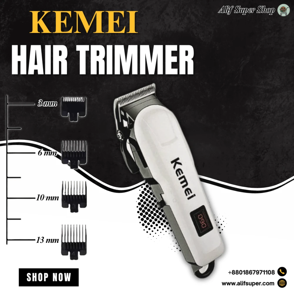 Kemei Km-809 A Rechargeable Electric Trimmer