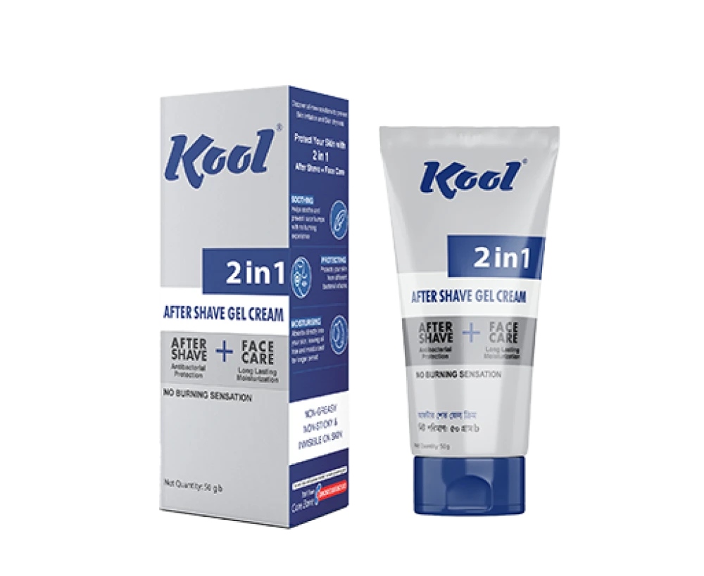 Kool 2in1 After Shave Gel Cream 50g