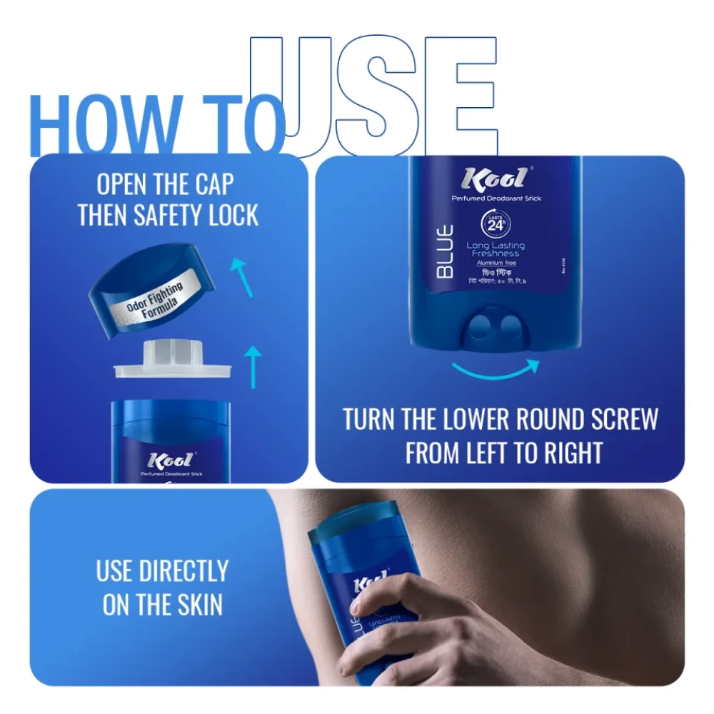 Kool Deodorant Body Spray Blue 50ml