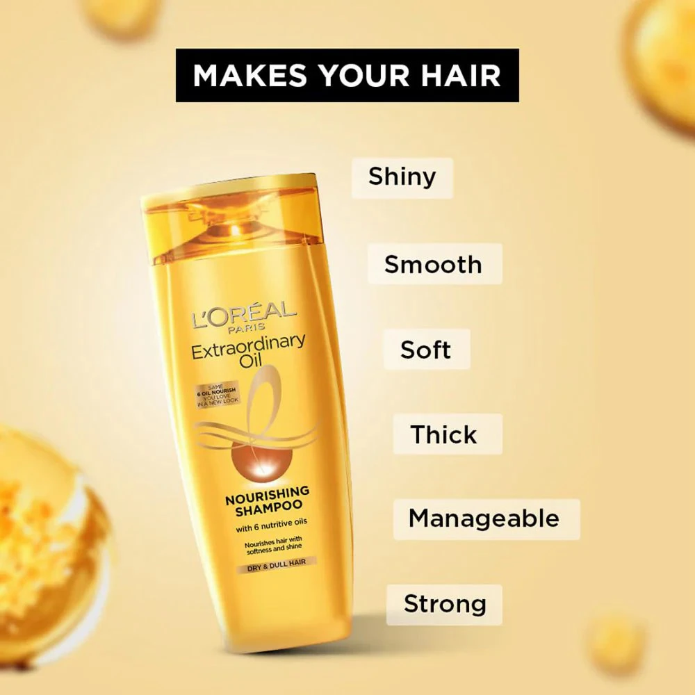 L'Oreal Paris 6 Oil Nourish Shampoo 180ml