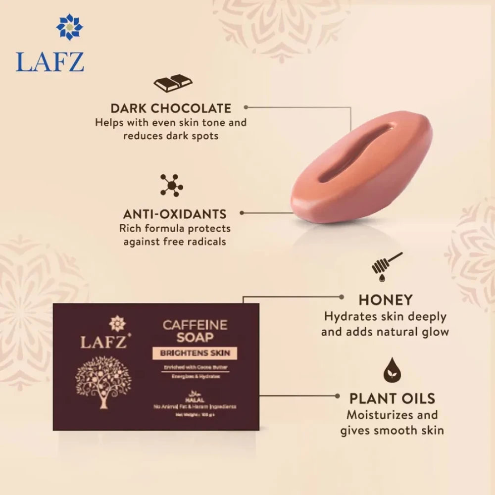 Lafz Caffeine Soap 100gm