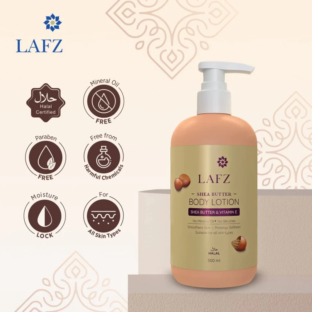 Lafz Shea Butter Body Lotion 500ml