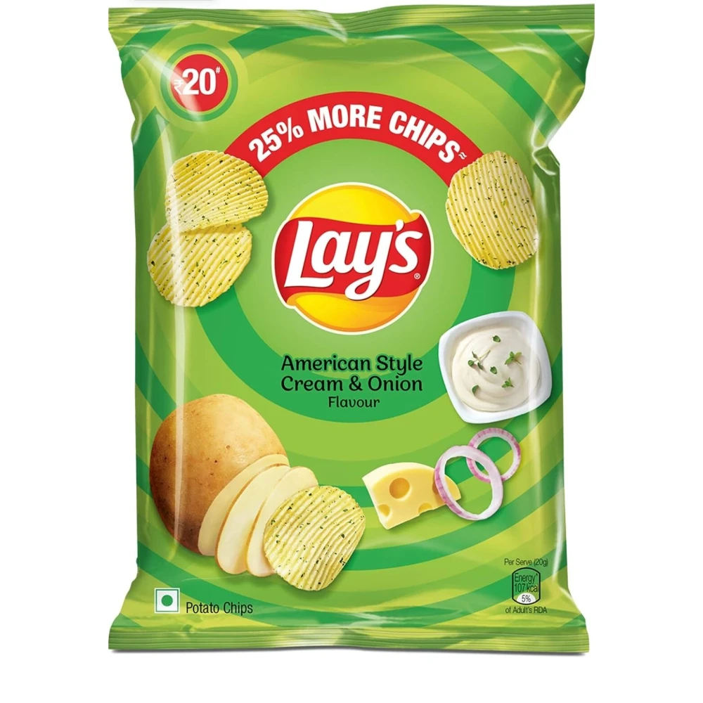 Lays American Style Cream & Onion 37g