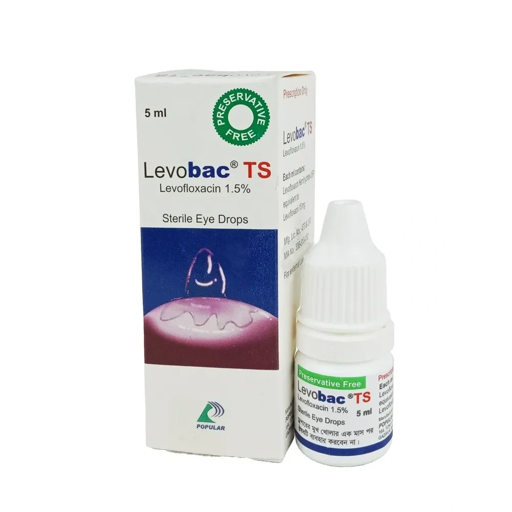Levobac TS Sterile Eye Drops 5ml