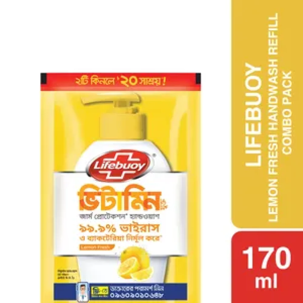 Lifebuoy Handwash Lemon Fresh Refill 170ml