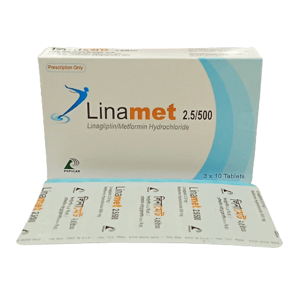 Linamet 2.5/500mg Tablet