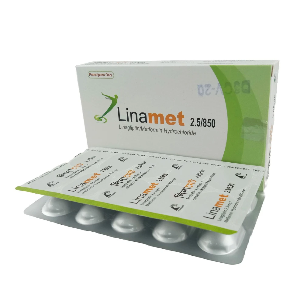 Linamet 2.5/850mg Tablet