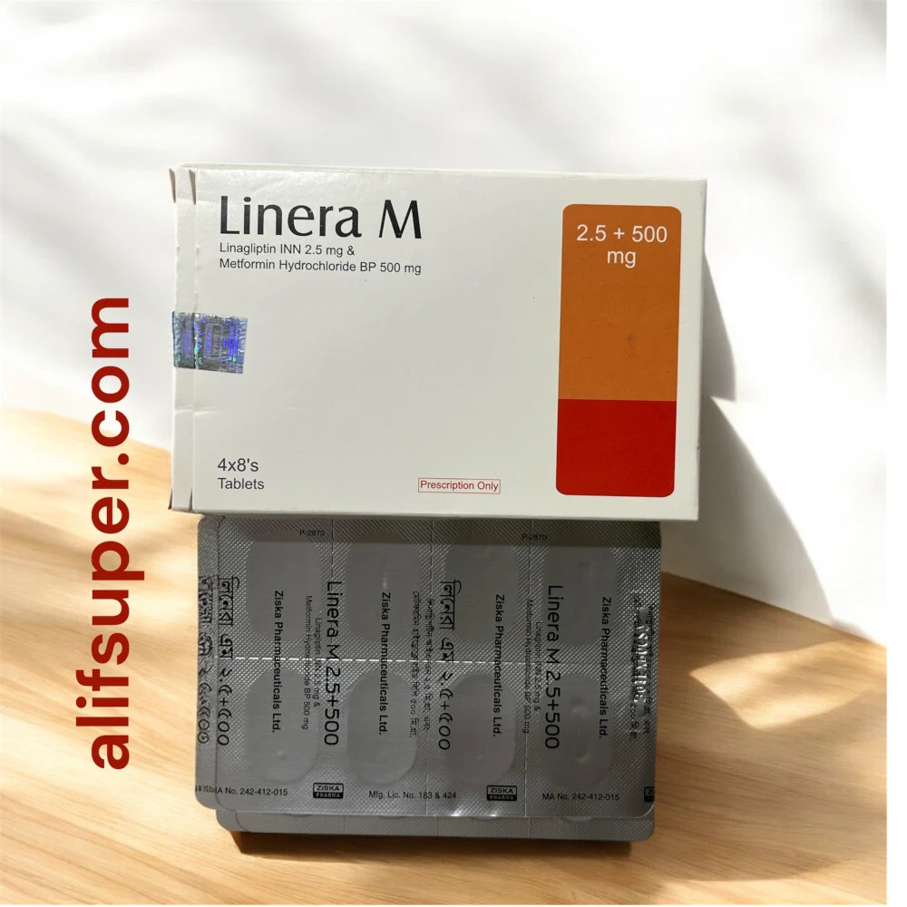 Linera M 500 2.5mg+500mg Tablet