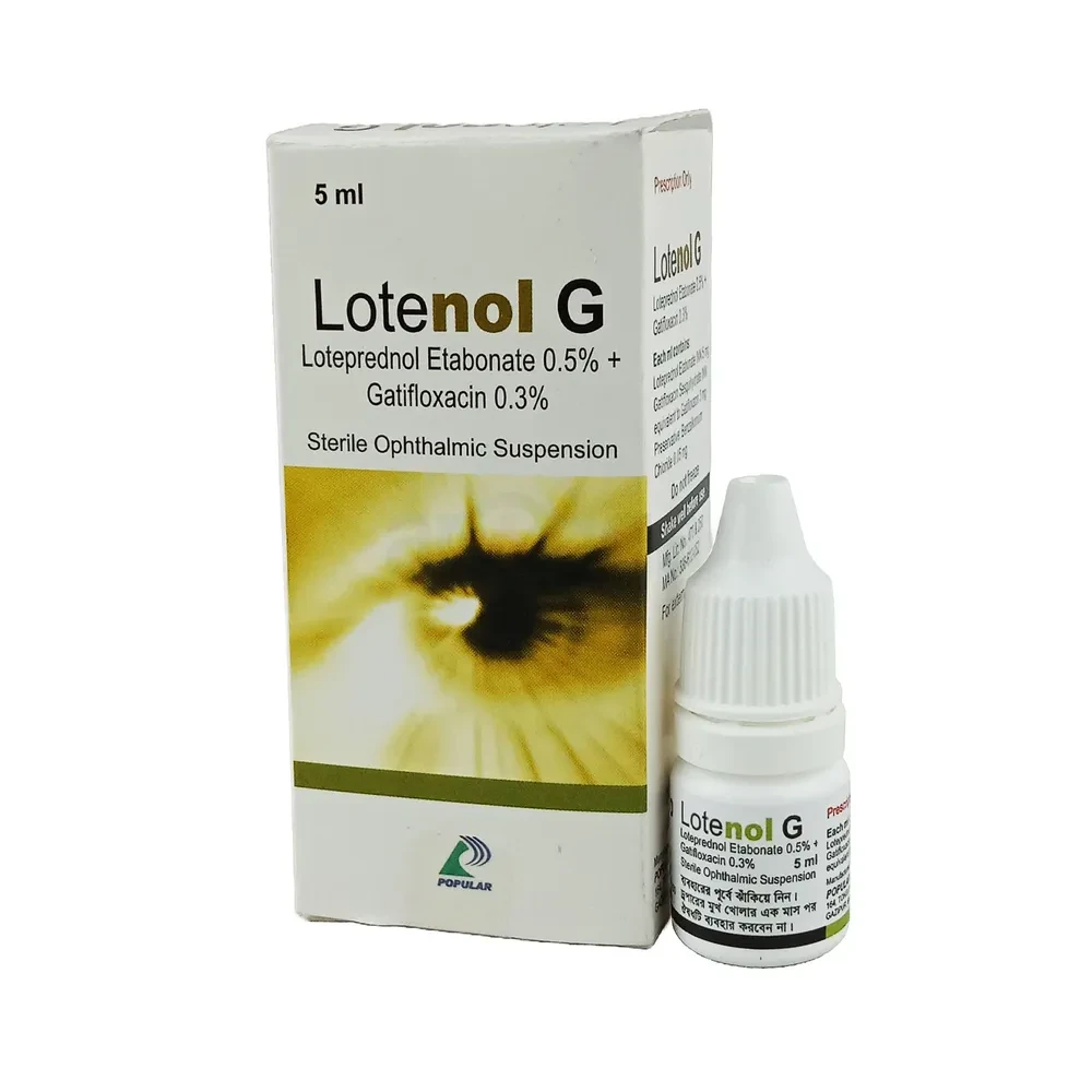 Lotenol G Sterile Ophthalmic Suspension 5ml