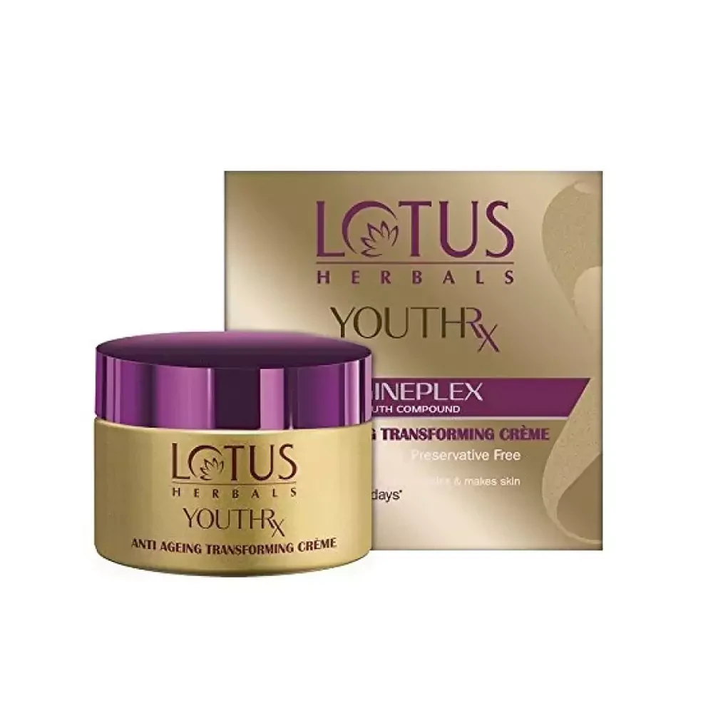 Lotus Herbals Youth Gineplex Compound Anti-Ageing Transforming Cream 50gm