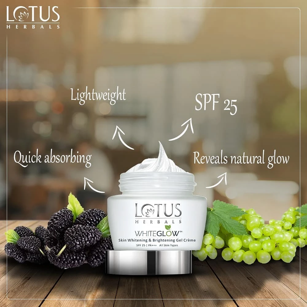 Lotus White Glow Gel Cream SPF 25 PA+++ 35gm