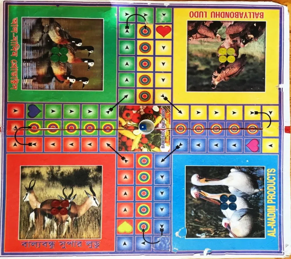 Ludo Board With Guti