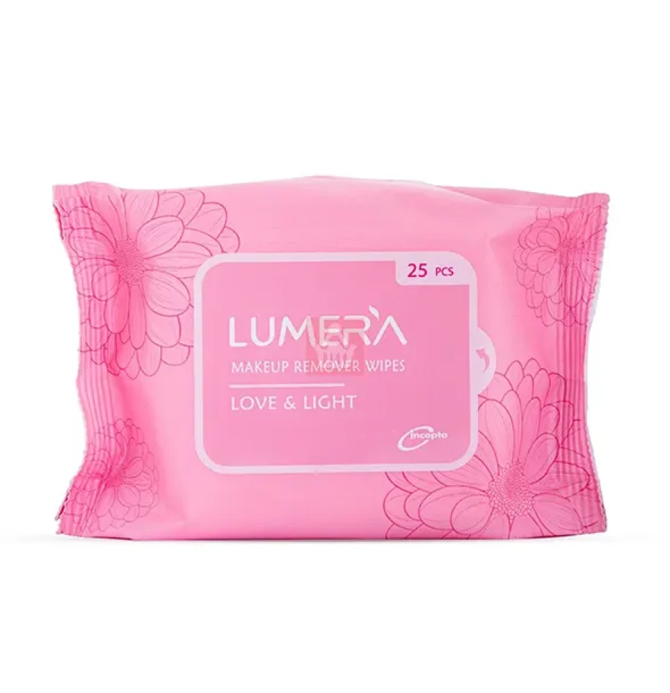 Lumera Makeup Remover Wipes - 25 Pcs