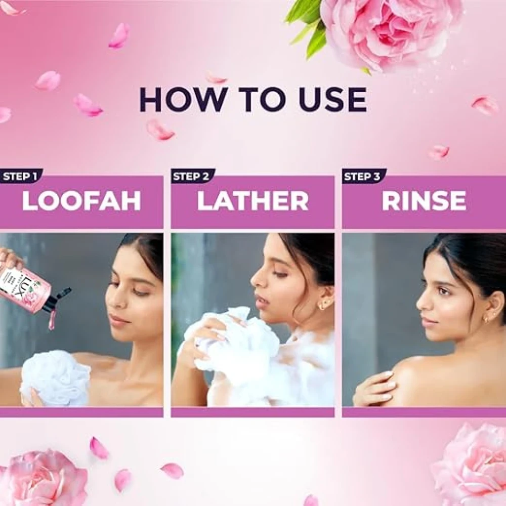 Lux Body Wash French Rose and Almond Oil for Soft Skin 245ml