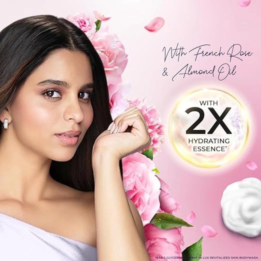 Lux Body Wash French Rose and Almond Oil for Soft Skin 245ml