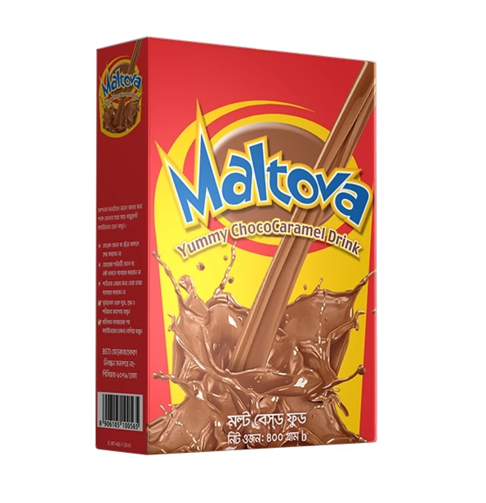 Maltova Yummy Choco Cara Drink 400gm