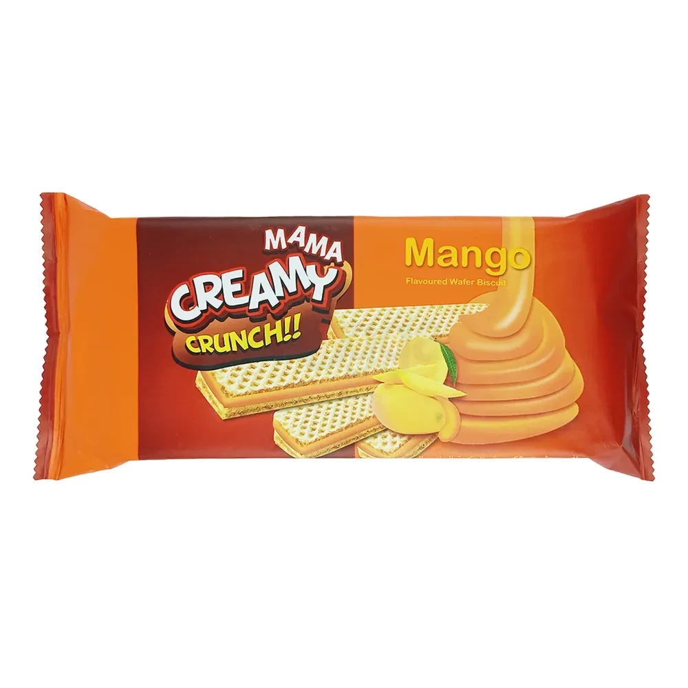 Mama Creamy Crunch Mango Wafer Biscuit 100g