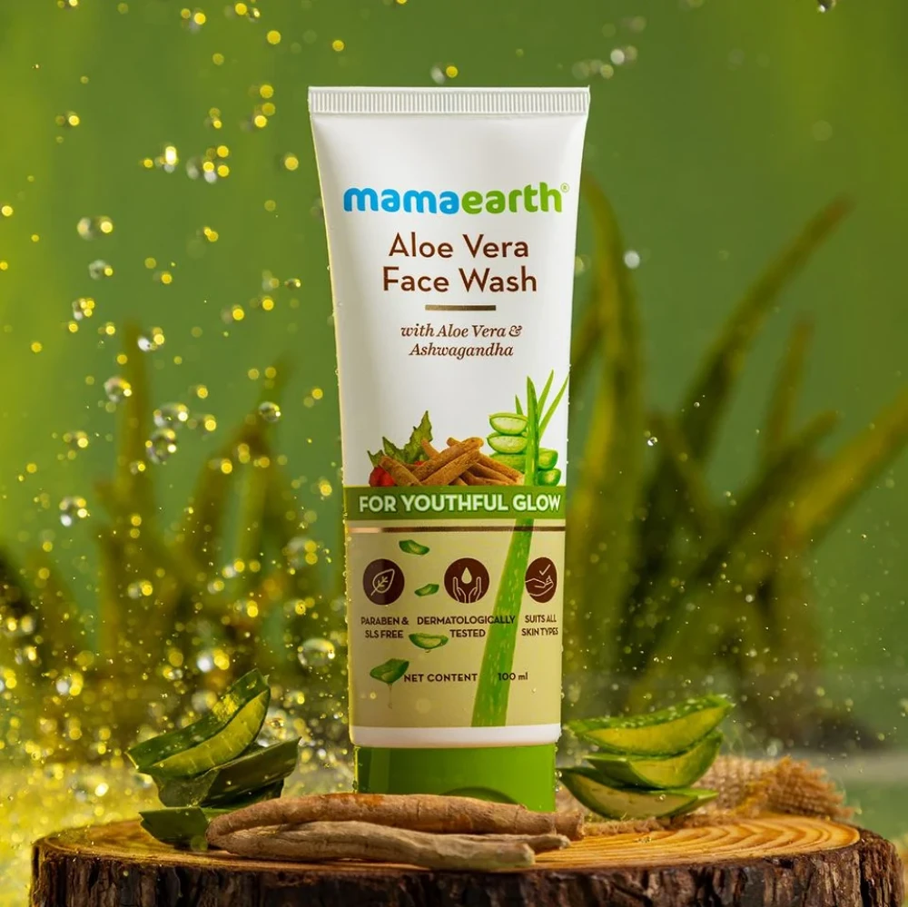 Mamaearth Aloe Vera Face Wash 100ml