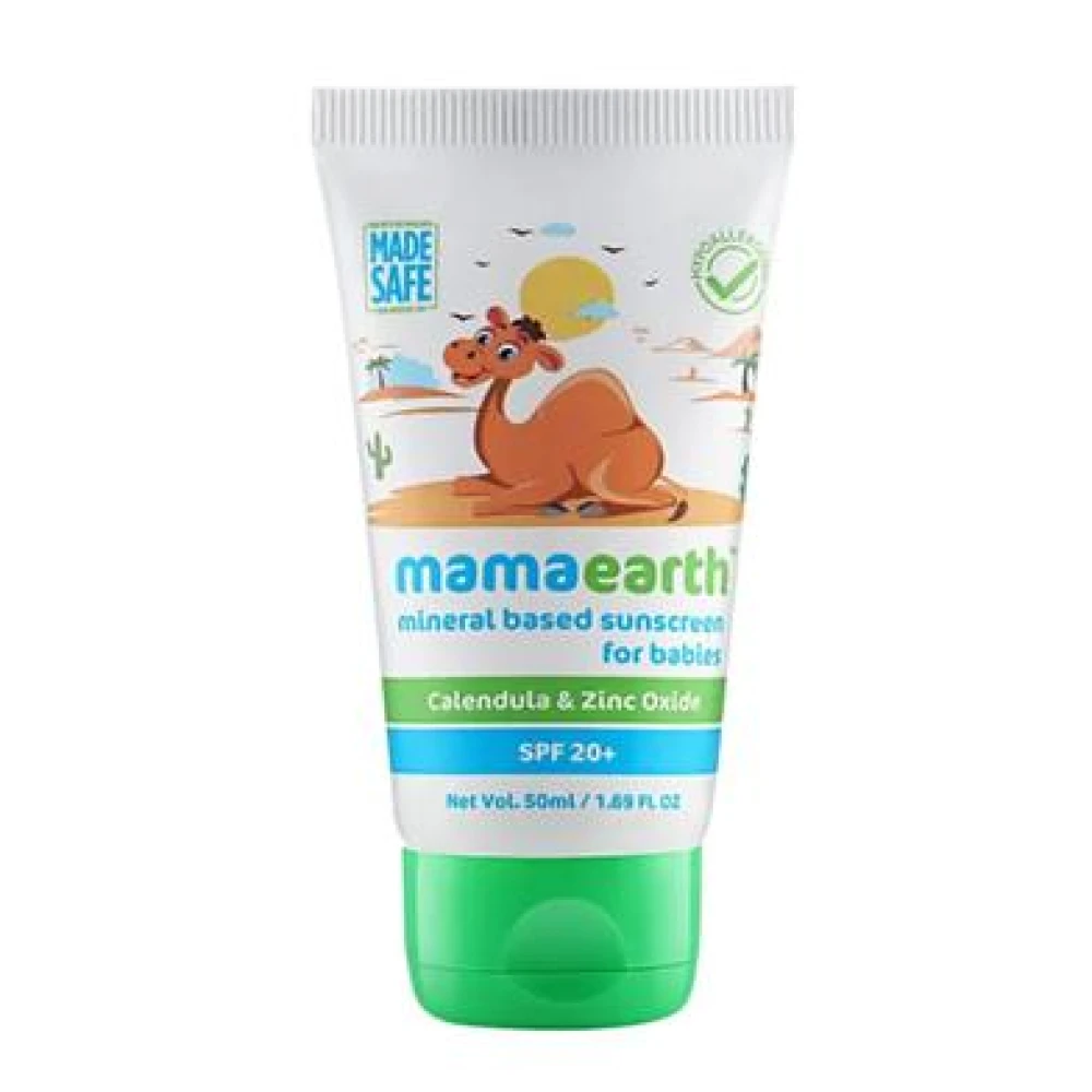 Mamaearth Mineral Baby Sunscreen SPF20+ 50g