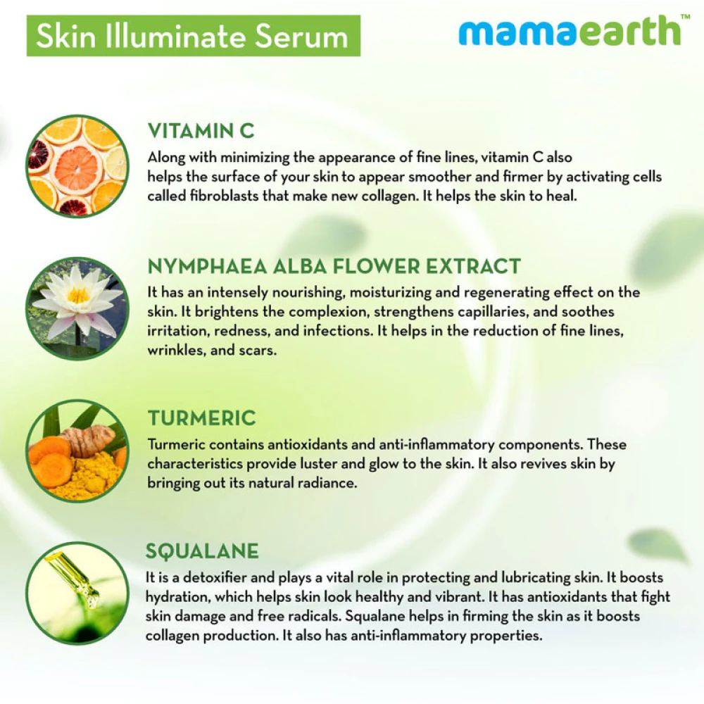 Mamaearth Skin Illuminate Face Serum 30g