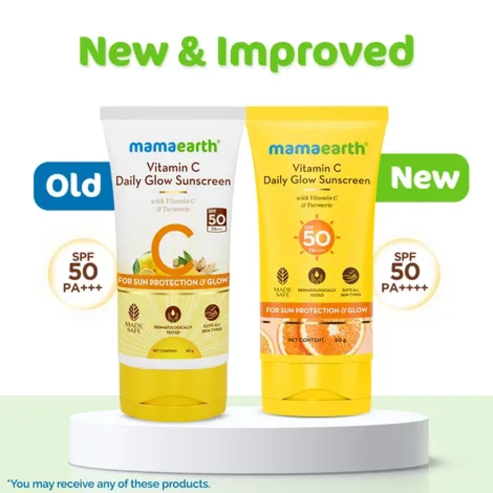Mamaearth Vitamin C Daily Glow Sunscreen 50g