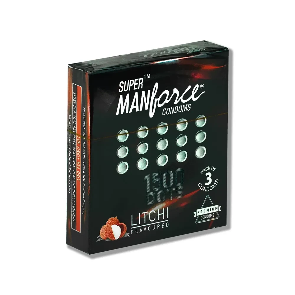 Manforce Super 1500 Dots Condoms 3pcs