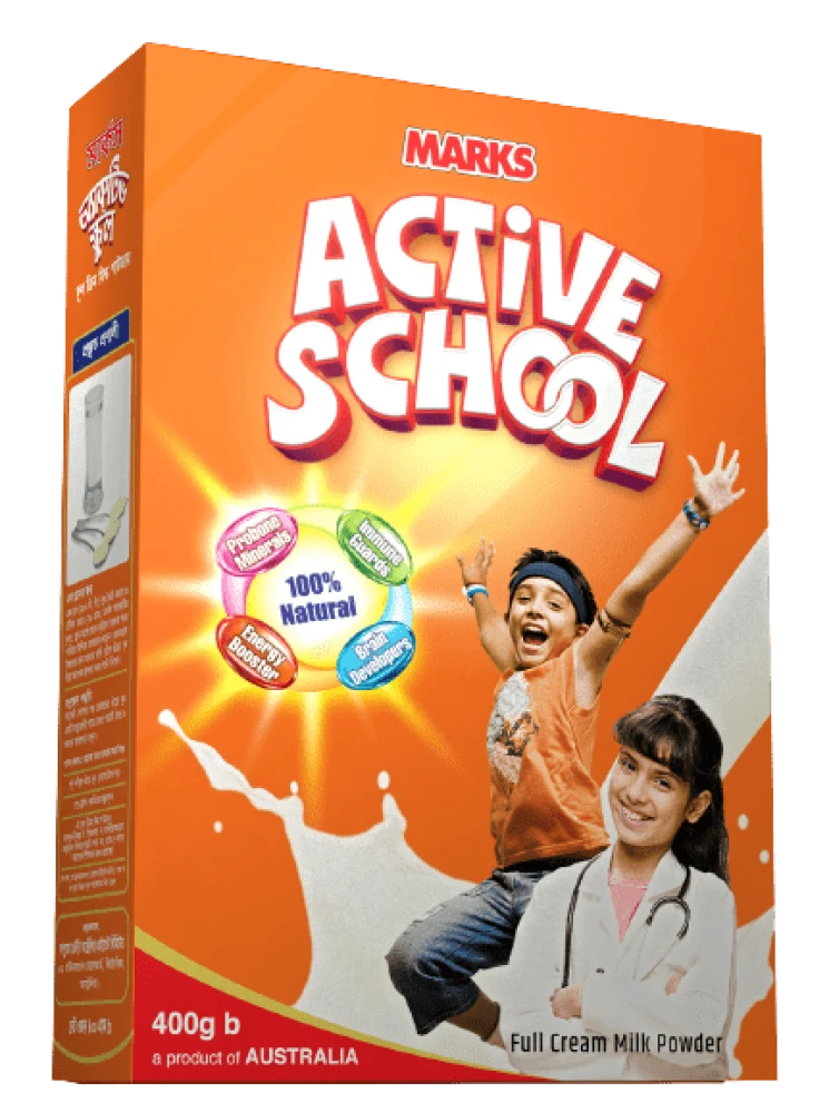 Marks Active School Milk Powder 400gm